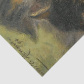 Twee Kittens van Henriette Ronner-Knip Tissuepapier (Detail)