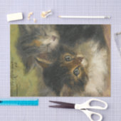 Twee Kittens van Henriette Ronner-Knip Tissuepapier (Craft)