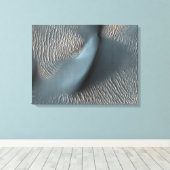 Twee klassen eoliaanse bedformen canvas afdruk (Insitu (Houten vloer))