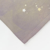 Twee kleine Angels op een Twinking Night Art Fleece Deken (Hoek)