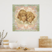 Twee kleine  Angels Poster (Keuken)