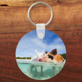 Twee kleine biggen sleutelhanger (Voorkant)