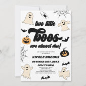 Twee kleine boekjes zijn bijna klaar! Tweeling Bab Kaart (Voorkant)