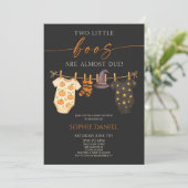 Twee kleine boekjes zijn bijna klaar! Tweeling Bab Kaart (Staand voorkant)