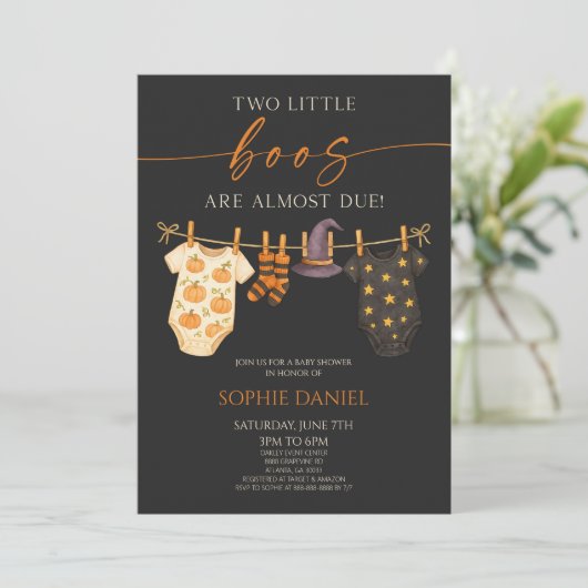 Twee kleine boekjes zijn bijna klaar! Tweeling Bab Kaart (Staand voorkant)