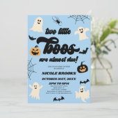 Twee kleine boekjes zijn bijna klaar! Tweeling Bab Kaart (Staand voorkant)