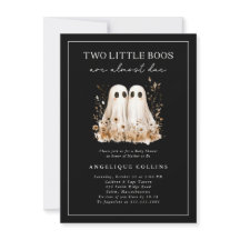 Twee kleine Boos Schattige Ghosts Wildflower Baby 