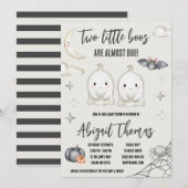 Twee kleine boo's zijn bijna klaar! tweelingziel B Kaart (Voorkant / Achterkant)