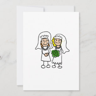 Twee kleine briden kaart
