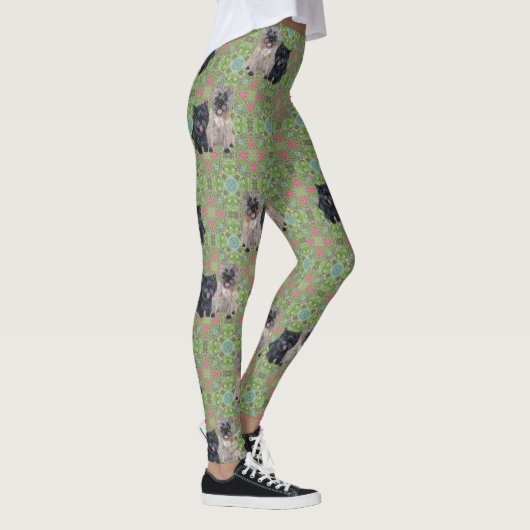 Twee kleine Cairn Terriers Leggings (Rechts)