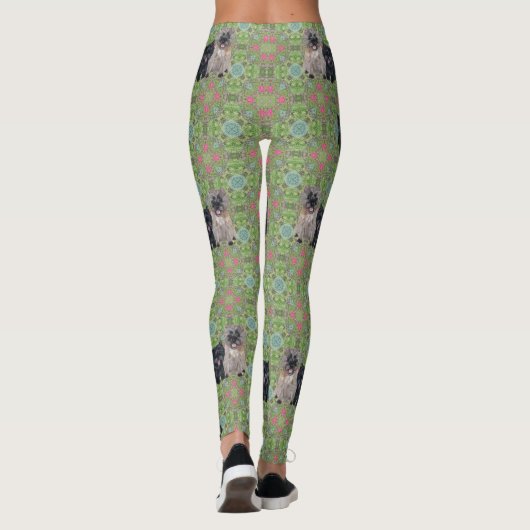 Twee kleine Cairn Terriers Leggings (Achterkant)
