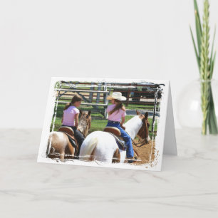 Twee Kleine Cowgirls Kaart