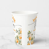 Twee kleine cutie tweeling baby shower papieren bekers (Rechts)