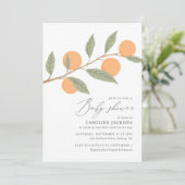 Twee kleine cuties op de weg Baby shower Kaart (Staand voorkant)