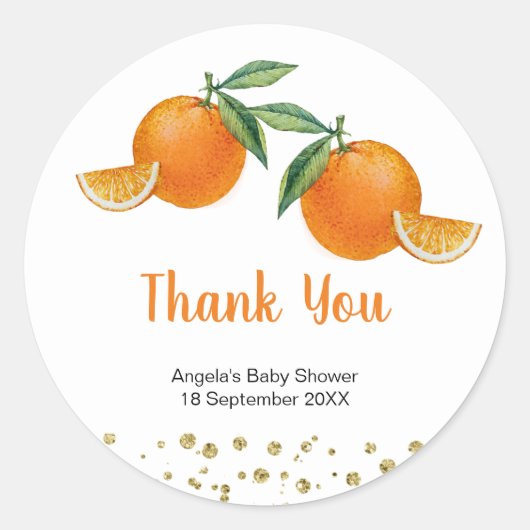 Twee kleine cuties tweeling dank u Sticker (Voorkant)