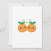 Twee kleine cuties zijn op het Way Twins Baby show Kaart (Achterkant)