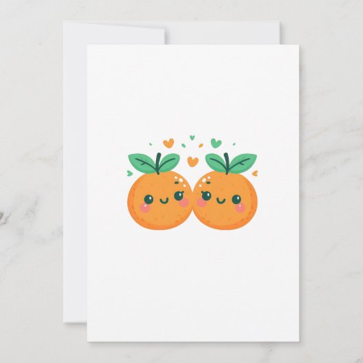 Twee kleine cuties zijn op het Way Twins Baby show Kaart (Achterkant)