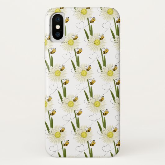 Twee kleine en schattige bijen Case-Mate iPhone case (Achterkant)