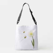 Twee kleine en schattige bijen crossbody tas (Achterkant)