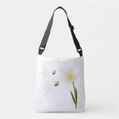 Twee kleine en schattige bijen crossbody tas (Voorkant)