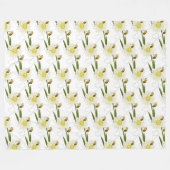 Twee kleine en schattige bijen fleece deken (Voorkant (Horizontaal))