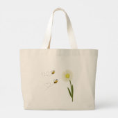 Twee kleine en schattige bijen grote tote bag (Achterkant)