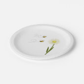 Twee kleine en schattige bijen papieren bordje (Gekanteld)