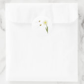 Twee kleine en schattige bijen ronde sticker (Tas)