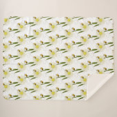 Twee kleine en schattige bijen sherpa deken (Voorkant (horizontaal))