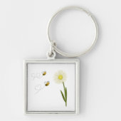 Twee kleine en schattige bijen sleutelhanger (Voorkant)