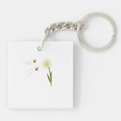 Twee kleine en schattige bijen sleutelhanger (Achterkant)