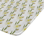 Twee kleine en schattige bijen snijplank (Hoek)