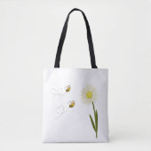 Twee kleine en schattige bijen tote bag (Voorkant)