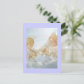 Twee kleine kerubs. briefkaart (Staand voorkant)