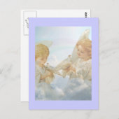 Twee kleine kerubs. briefkaart (Voorkant / Achterkant)