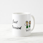 Twee kleine klundebriden koffiemok (Voorkant rechts)