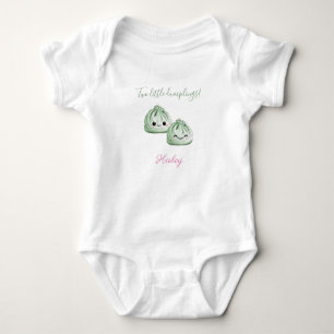 Twee Kleine Knoedels, Persoonlijke Tweeling Baby's Romper