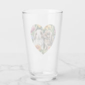 Twee kleine Lop konijntjes Glas (Achterkant)