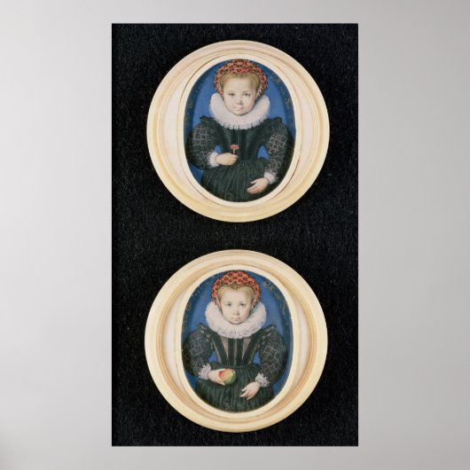Twee kleine meisjes, 1590 poster (Voorkant)