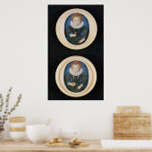 Twee kleine meisjes, 1590 poster (Keuken)