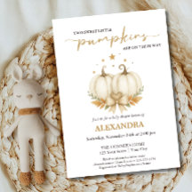 Twee Kleine Pompoenen Boho Chic Tweeling Baby Show