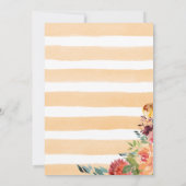 Twee kleine pompoenen herfst Twin Girl Baby shower Kaart (Achterkant)