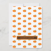 Twee kleine pompoenen kaart (Achterkant)