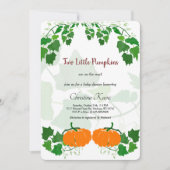 Twee Kleine Pompoenen Kaart (Voorkant)