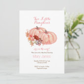 Twee kleine pompoenen Twin Roos Gold Kaart (Staand voorkant)