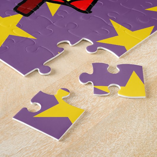 Twee kleine schapen op een feestje legpuzzel (Zijkant)