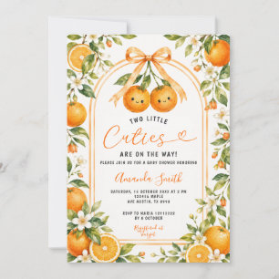 Twee kleine schatjes zijn op komst Baby Shower Ora Kaart