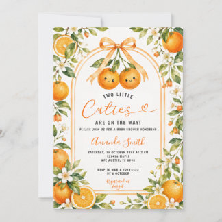 Twee kleine schatjes zijn op komst Baby Shower Ora Kaart