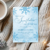 Twee kleine sneeuwvlokken Winter Twins Baby shower Kaart