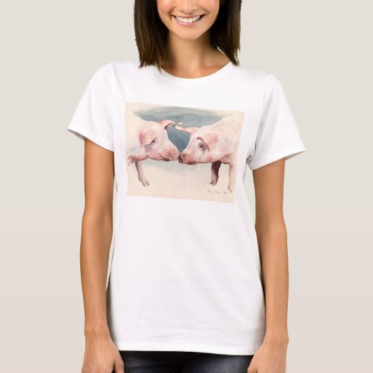 Twee kleine Varkens 2012 T-shirt (Voorkant)